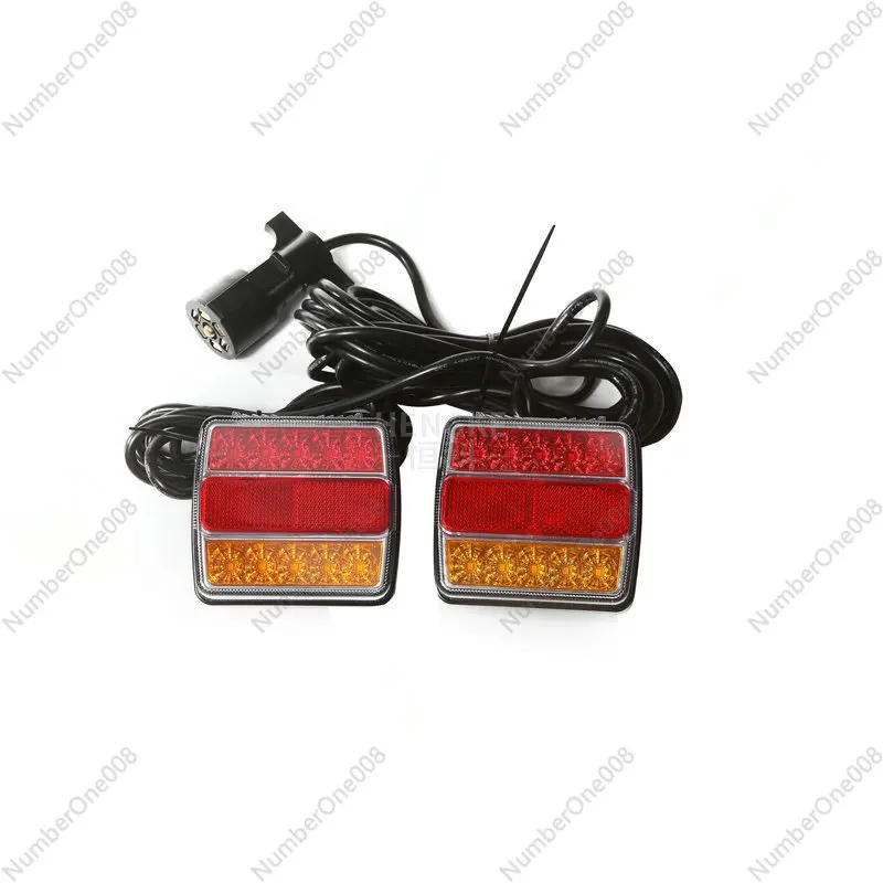

Комплект задних фонарей EBay Amazon Wish16LED с двухцветной лентой и магнитом (красный и желтый абажур) HL-I-004-USA