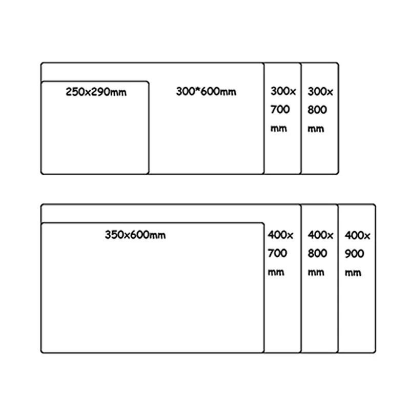 الحد الأدنى نمط ماوس الوسادة العميق deskالحصير منظور أسود أبيض السجاد الفن كبير مكتب لوحة المفاتيح MouseMat ماوس لأجهزة الكمبيوتر المحمول