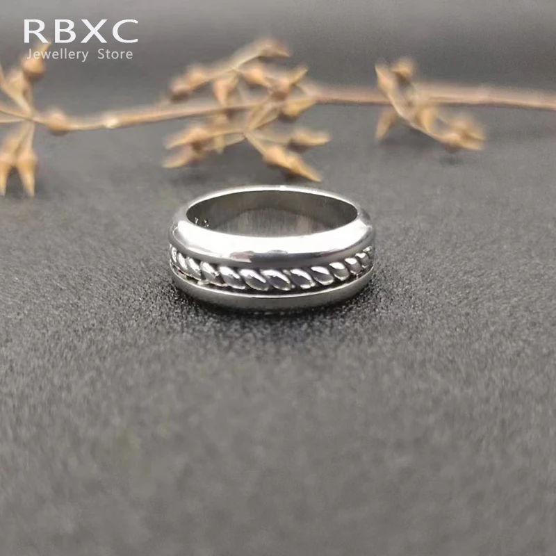 

RBXC 2024 New Hot Selling Luxury Brand Jewelry S925 Sterling Silver Dy Ring - Trendy Fashionable David Rings Couple's Gifts