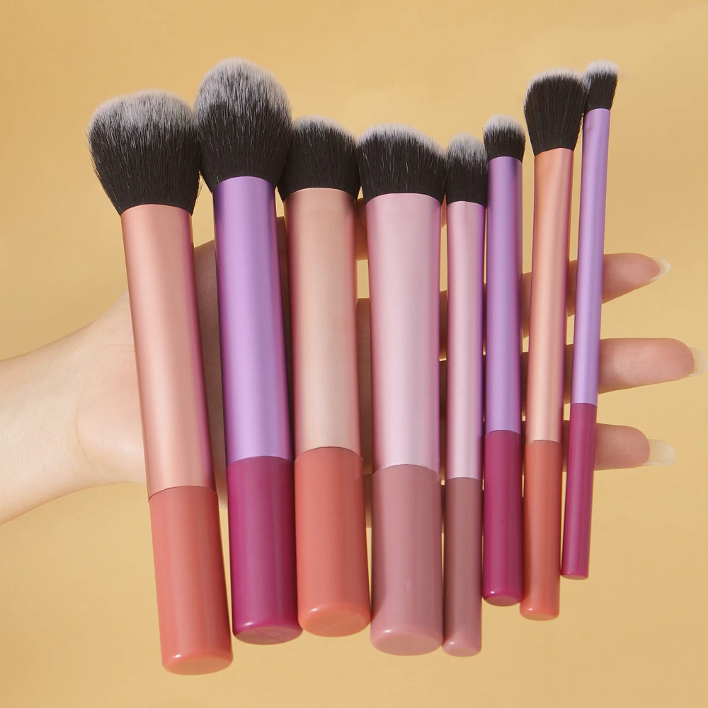 8PCS makeup brush set foundation make-up eye shadow mixed makeup brush beauty tool