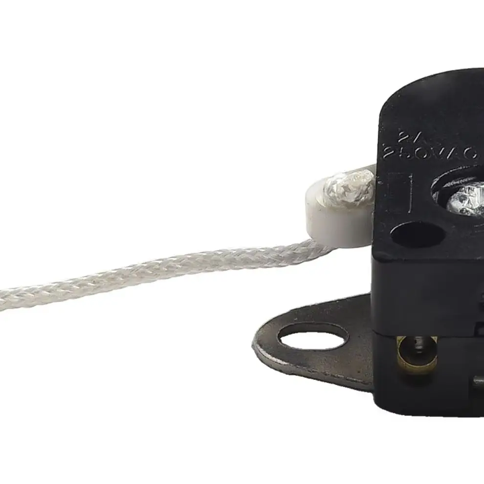 

Home Use Office Use Wall Light Switch Cord Switch 250V Voltage 2A Current Convenient Pull-cord Flame Retardant Grade