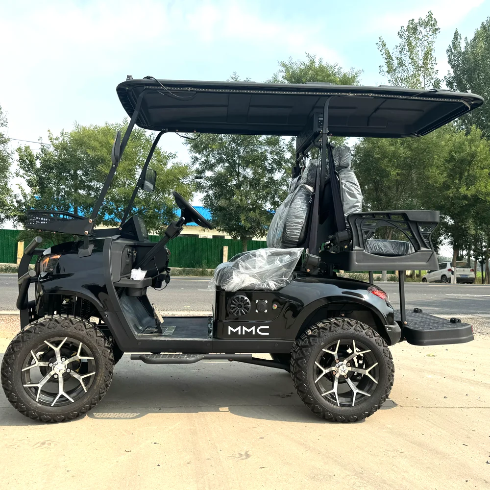 Street Legal Four-Wheel Vehicle Off Road 5kw 48V 72V Lithium Battery Golf Car Buggy 4 Seater Electric Golf Cart