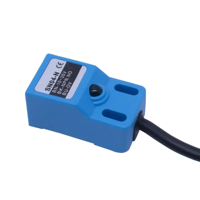 Square inductive proximity switch Metal sensing limit sensor SN04-N DC three wire NPN normally open 24V