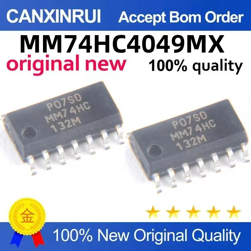 (10-300piezas)The new original MM74HC4049MX MM74HC SOP-16 spot chip IC starts with a start