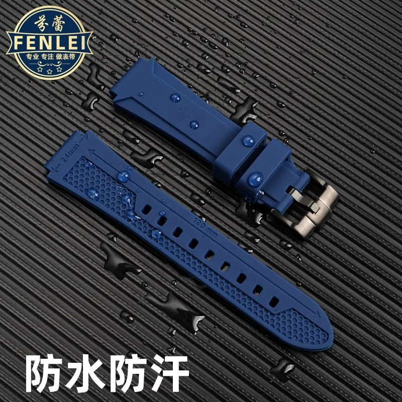 카시오 G-SHOCK 시계 DW-H5600 용 18mm 팔찌 작은 사각형 볼록한 입 고무 시계 밴드 남자 수정 된 실리콘 시계 스트랩