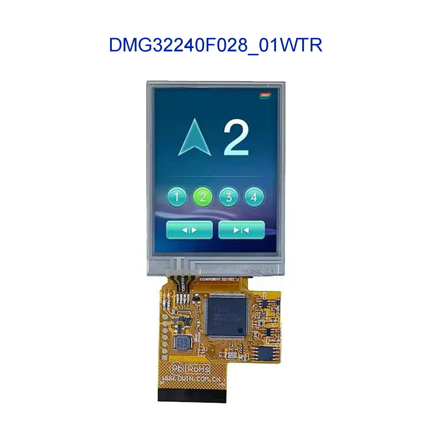 DMG32240F028_01WN WTC WTR 2.8inch 240*320 262K TFT Ultra Thin Intelligent Serial Port  Smart  TN-TFT Touch Screen