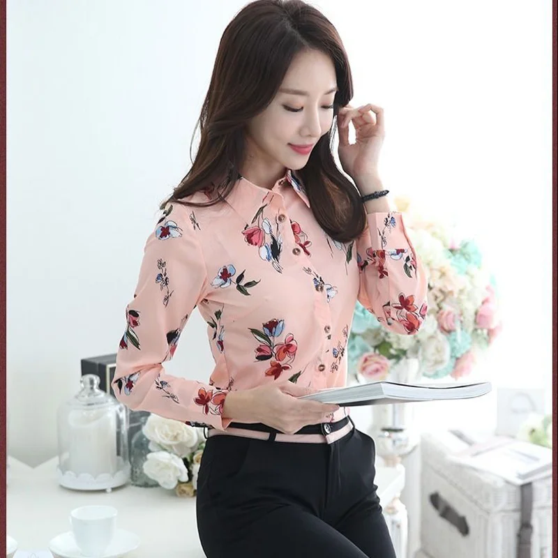 

Long Sleeve Printed Shirt Women's Clothes Women Vintage Clothes for Women Tops Shirts Blouses