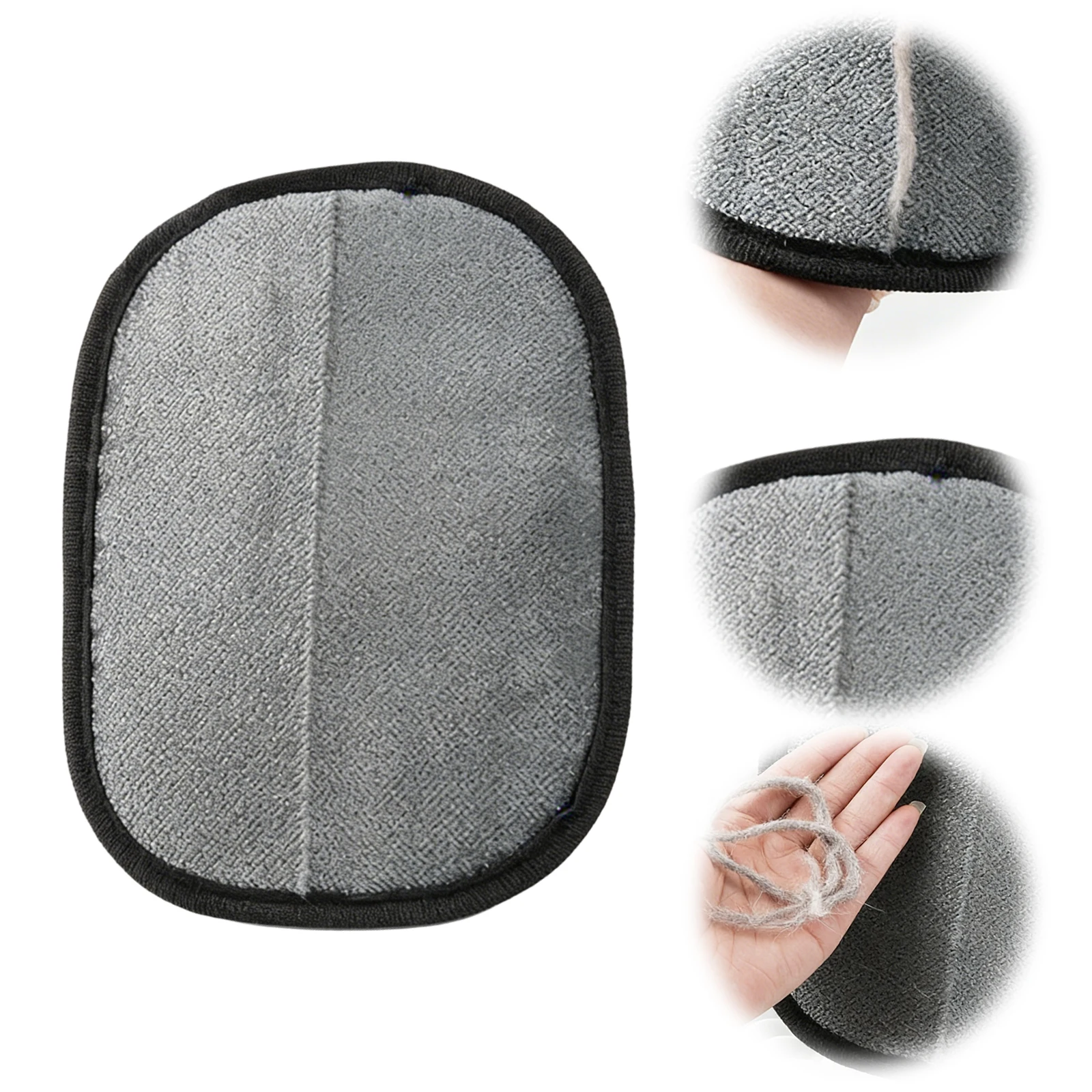 Four-Finger Pet Grooming Gloves for Cats and Dogs Double-Sided Deshedding Brush Mitt Reusable for Furniture Clothes Cleaning