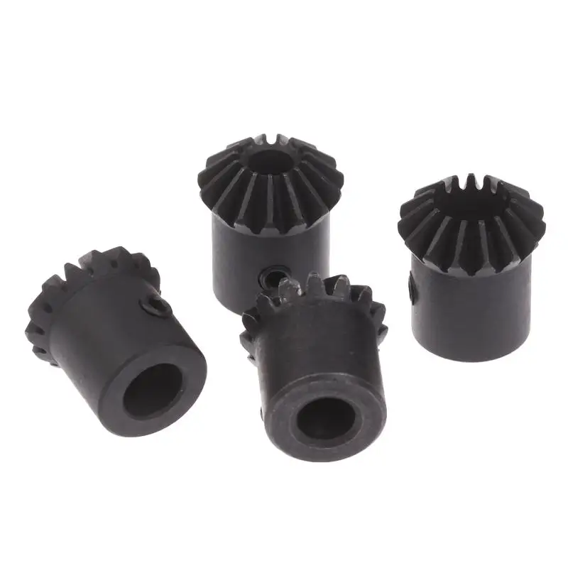 2Pcs 45# Steel 1M 15T Spiral Bevel Gear M1 Modulus 1:1 90 Degrees Differential Gear Bevel Gear Accessories
