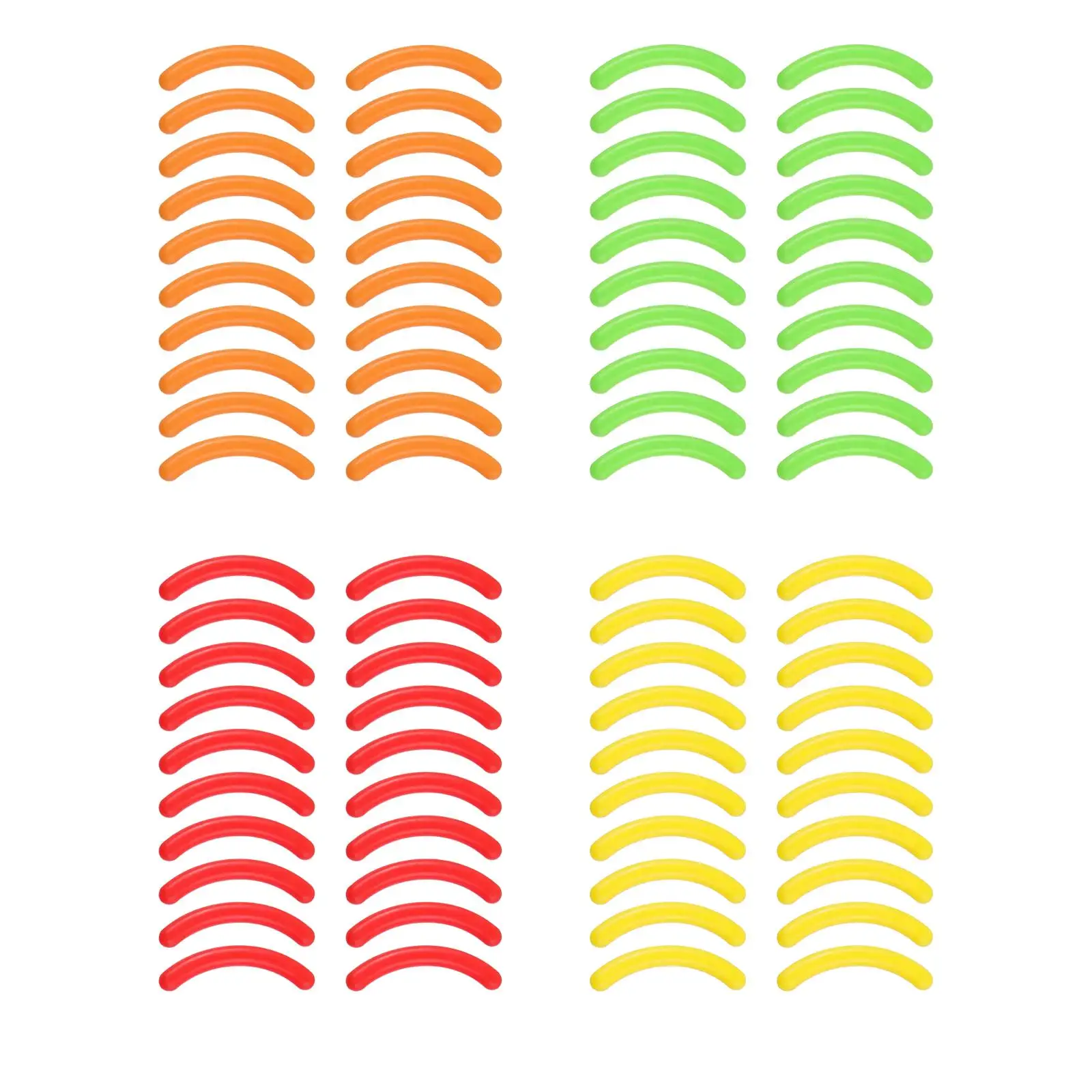 เครื่องดัดขนตา20ชิ้นอุปกรณ์เสริมเครื่องสำอางอุปกรณ์เสริมสำหรับ peralatan Rias แบบพกพาใช้งานได้ยาวนานทนทานแผ่นอะไหล่สำหรับเปลี่ยน