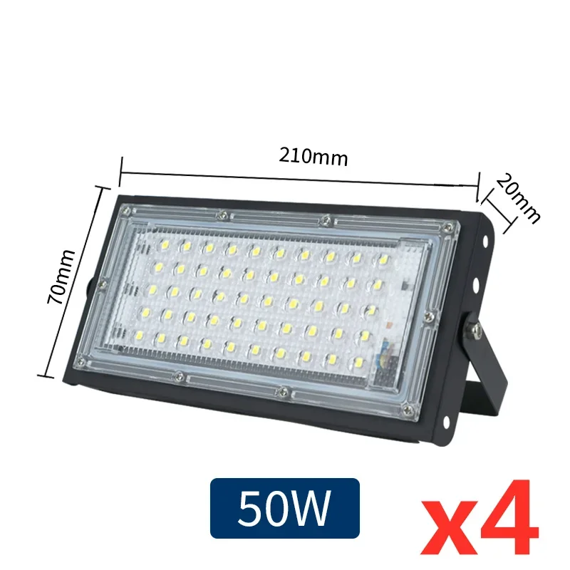 GRZBI LED Flood Light 100W Black 3