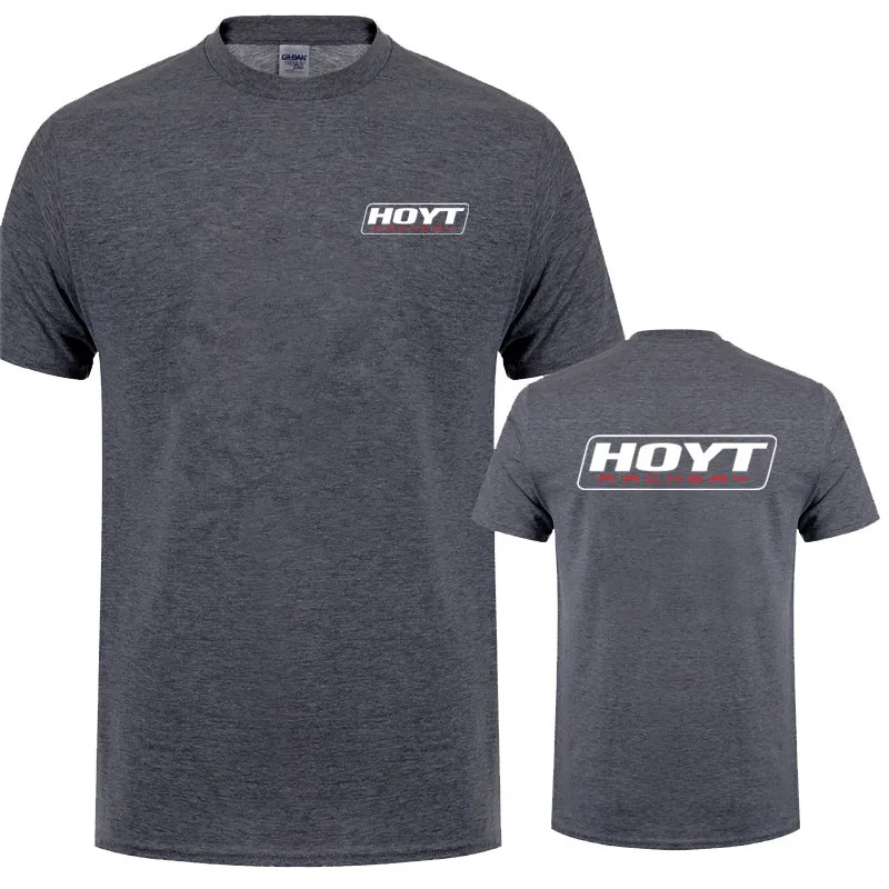 Hoyt Archery Men T Shirt Summer Unisex Casual Cotton Short Sleeve HOYT Archery Huntinger Bows Tshirts Fashion Cool Tops LH-427