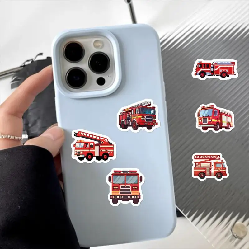 Lot de 500 autocollants de dessins animés amusants pour camion de pompiers, autocollants graffiti pour skateboard, téléphone, art communautaire.