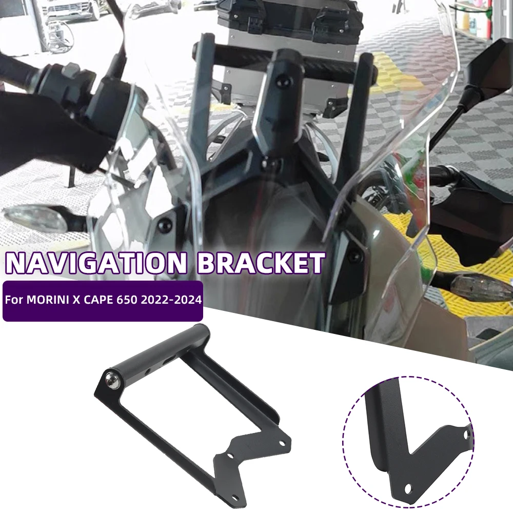 Per Morini X-CAPE 650 X CAPE 650 X-CAPE650 Patrs 2022 2023 2024 + Accessori Moto GPS Staffa di Navigazione Del Telefono Mobile