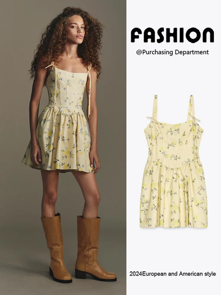 

Лето 2025: Новое модное женское короткое платье из тафты с цветочным принтом, без бретелек, элегантное, идеально для сцены и торжественных мероприятий.