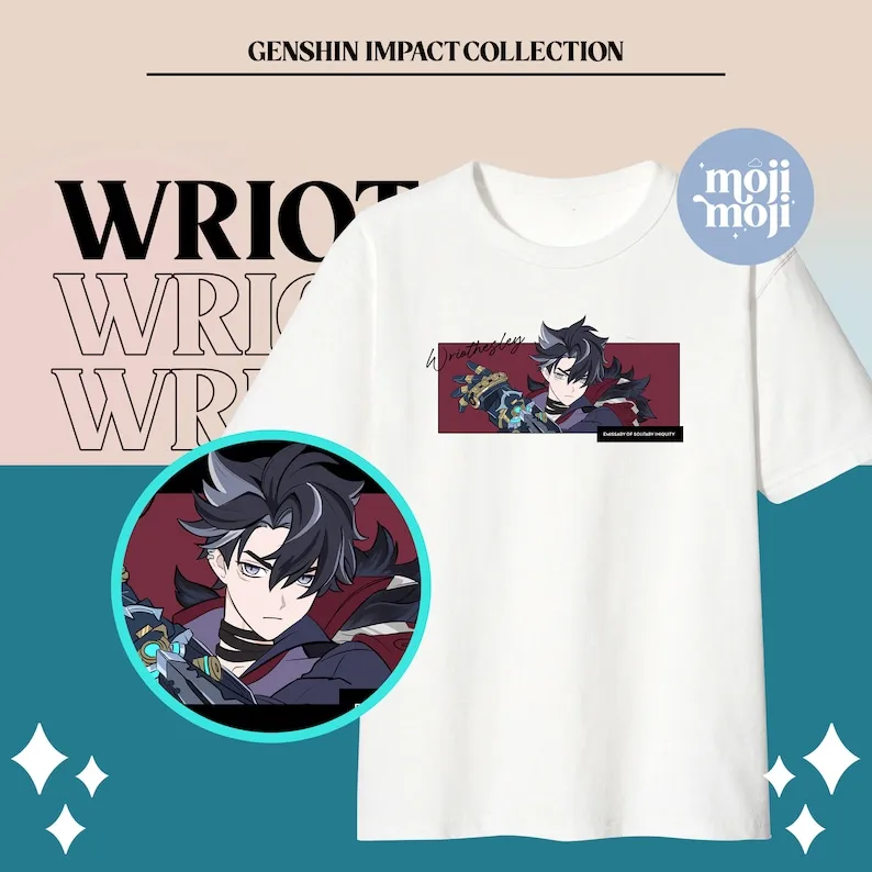 Genshin Impact Wriothesley Shirt, Genshin Wriothesley T-shirt