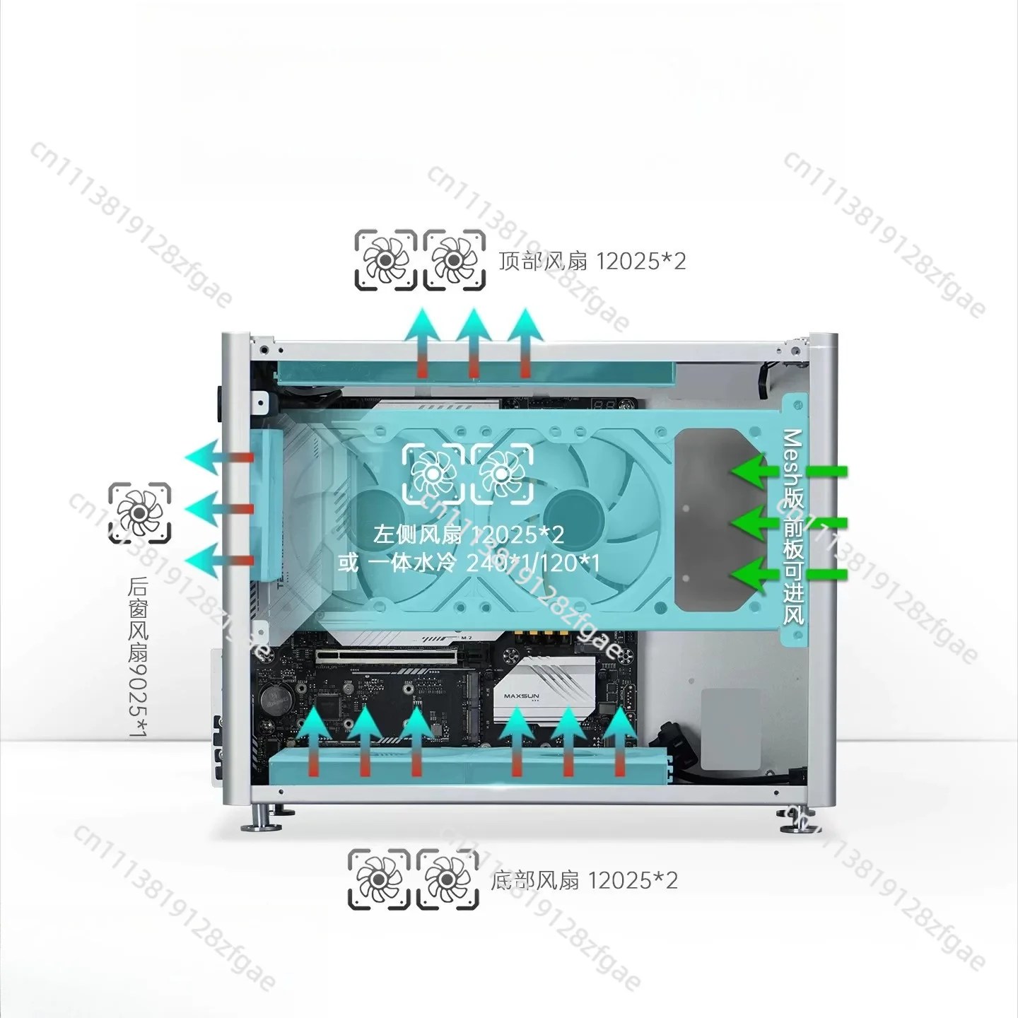 Simple Wind B2Pro All Aluminum Matx Compact Chassis Portable, Desktop Computer Main Case