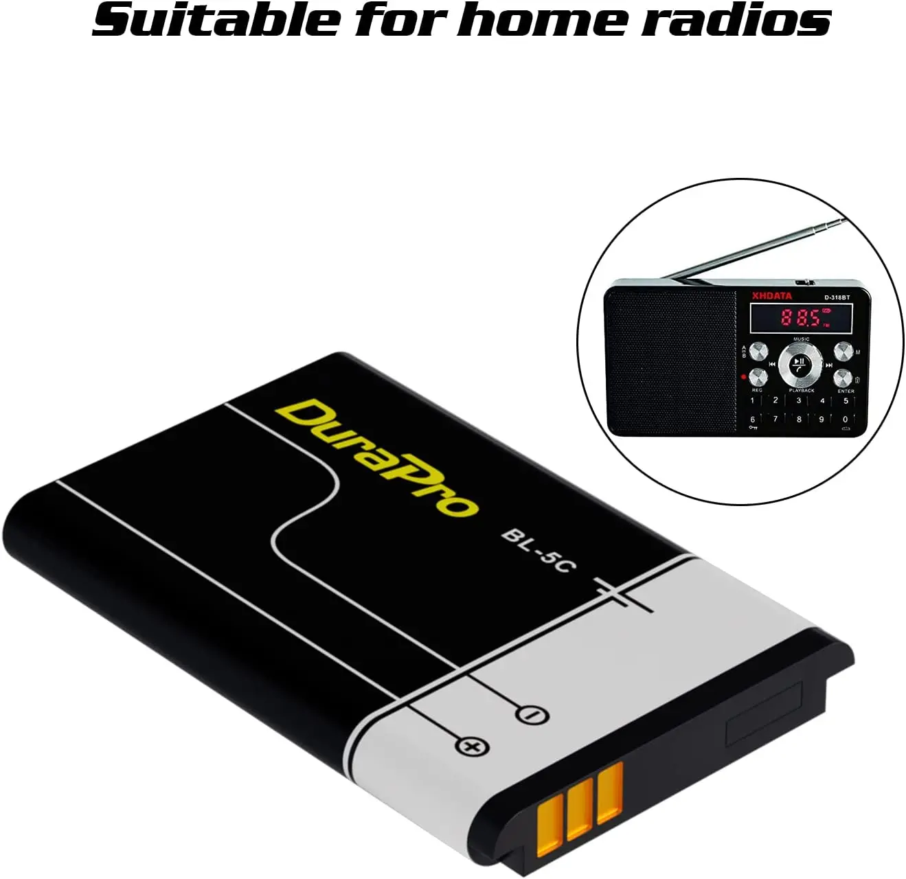 BL-5C Akku für Haushalt Radio, für Nokia 3100, 3105, 3109C, 3110C, 3120, 3110, 1000, 1010, 1100, 1108, 1110