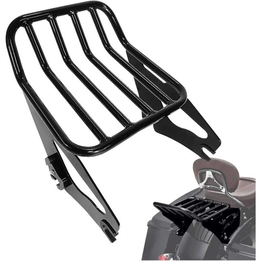 

Съемный багажник TwoUp для заднего крепления мотоцикла, совместимый с моделями Harley Davidson Touring 20092023, Street Glide