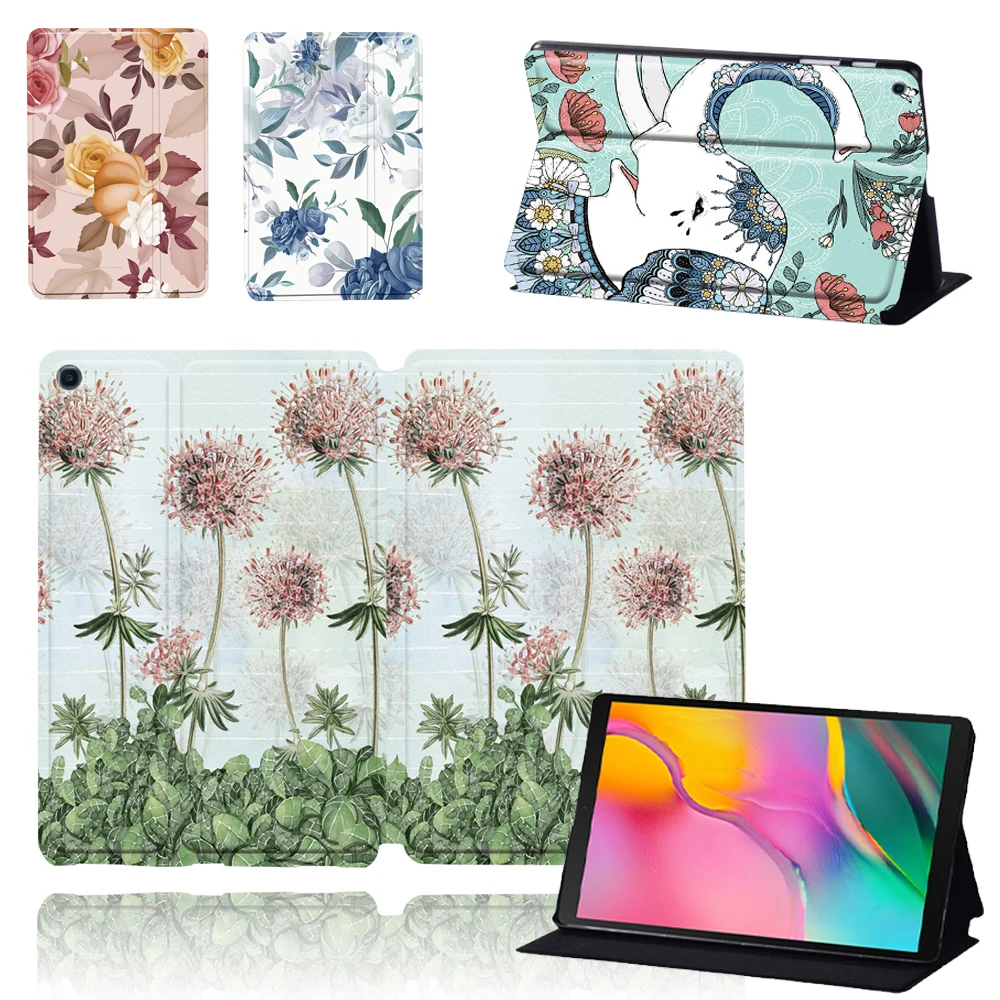 

Case for Samsung Galaxy Tab A8 2022 10.5 Tab A7 Lite 8.7 PU Tablet Cover for Samsung Tab S6 Lite10.4 Tab S5e T720 Print Pattern