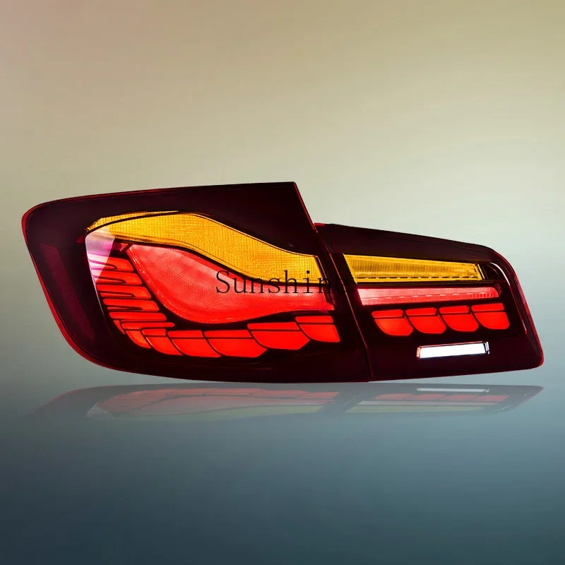 Dedicated to 11-17 horse 5 series F10 tail light assembly F18 modified dragon scale LED running water steering tail light