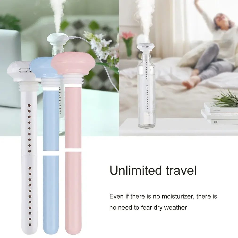 X7 휴대용 USB 공기 가습기, 아로마 다이아몬드 디퓨저 병, 홈 오피스 미스트 메이커, 분리형 가습