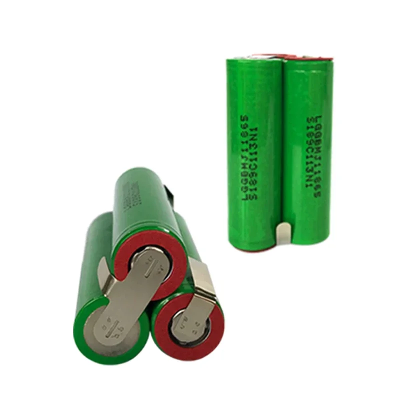 18650 MJ1 2S1P 3S1P 4S1P 5S1P 6S1P 18650 Battery Pack Custom Battery Welding 3500mAh Battery Pack 7.2V to 25.2v