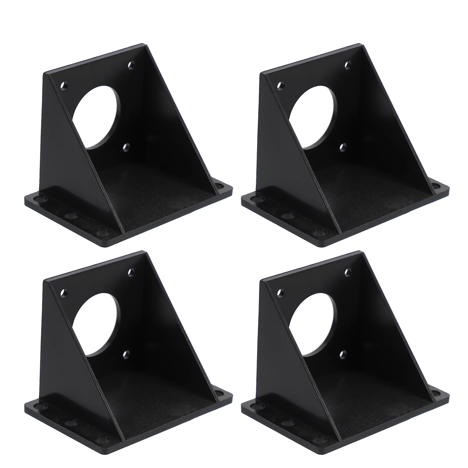 

4 Pcs Stepper Motor Bracket for 3D Printer Black Plastic High Precision Slot Compatible 42 Motors Mount Holder St