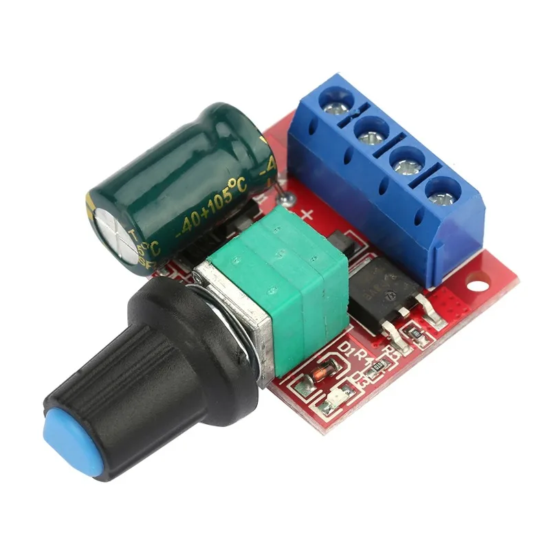 

Adjustable Potentiometer Motor Speed Controller Motor Controller Volt Regulator PWM for Electric Motor Electric Projects