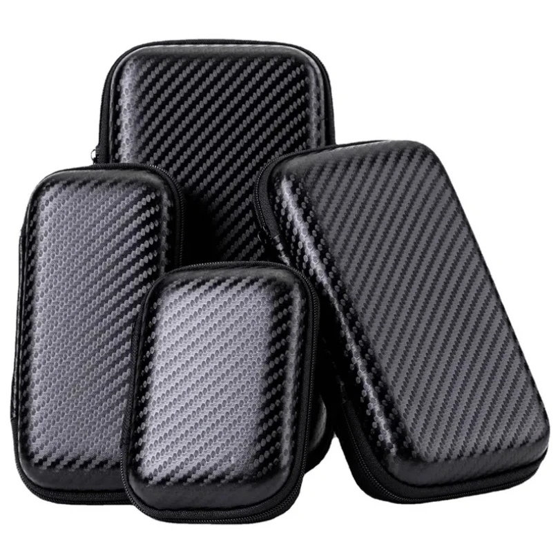 Portable Eva Storage Bag Zipper Pouch Mobile Phone Charger Protection Bag Mobile Hard Disk Bag U Disk Data Cable Storage