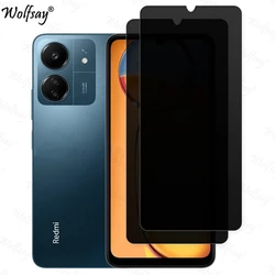 Anti-Spy Tempered Glass For Xiaomi Redmi 13C Privacy Screen Protector For Redmi 13C 13 C Glass For Redmi 13C Glass 6.74 inch