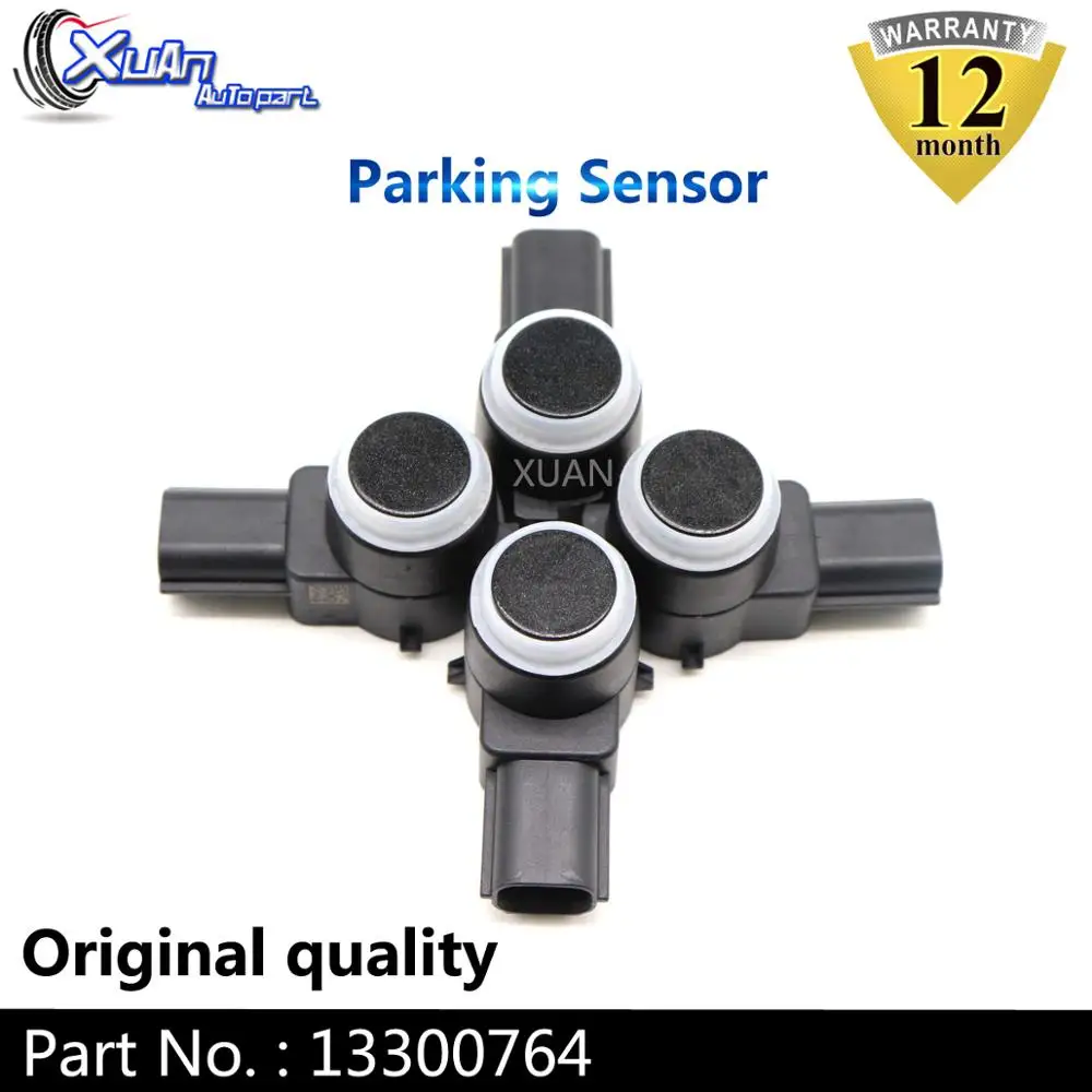 

XUAN 4pcs PDC Parking Sensor Bumper Reversing Radar 13300764 For Opel Insignia Meriva B Signum Zafira B C 0263003868 13339687