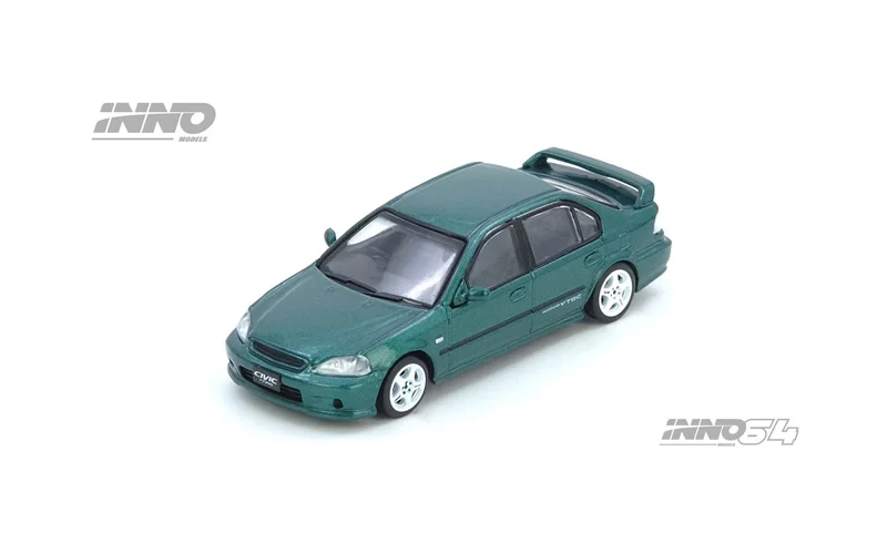 

(Предзаказ) INNO 1:64 CIVIC Ferio Si (EK) Зеленая литая под давлением модель коллекционной машины