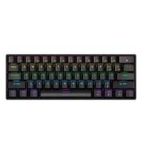 K61 61 Keys Wired Mechanical Keyboard,Red Switch,Type-C Interface,Desktop Computers, Laptops