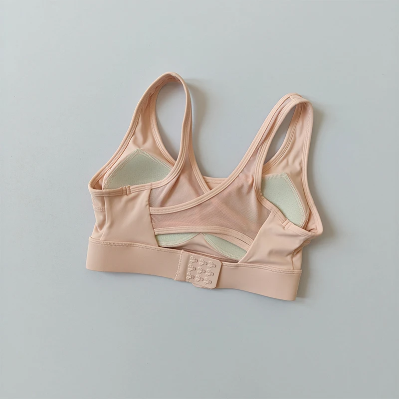 Sport-BH für Damen, stoßfest, Push-up, schöner Rücken, modisches Fitness-Top, Gym-Kleidung, Yoga-Weste, sexy Fitness-BH zum Laufen – Detail 6