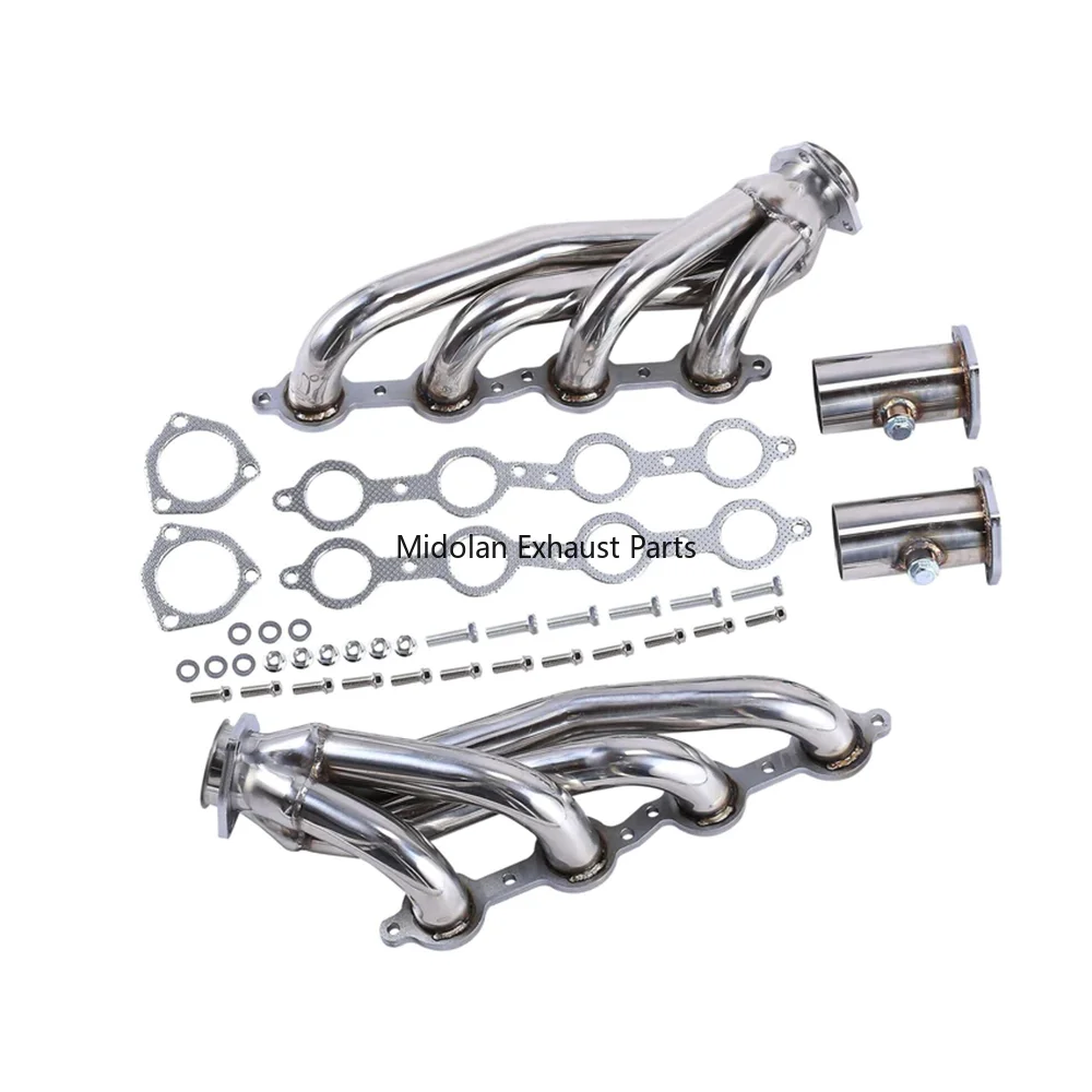 Exhaust Header Manifold for LS Swap Chevy GM Pontiac LS1 LS2 LS6 LS7 LSX 1964-1992 C10 Chevelle Camaro Caprice