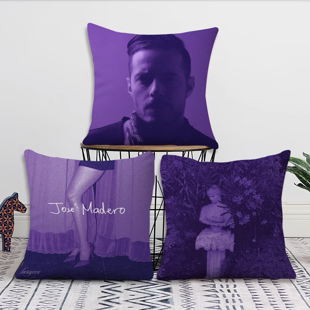 Singer S-SarajevoS cushion cover J-Jose Pillow Case Sofa Bedroom Living M-MaderoS Room Bedside Table Backrest Printing Square