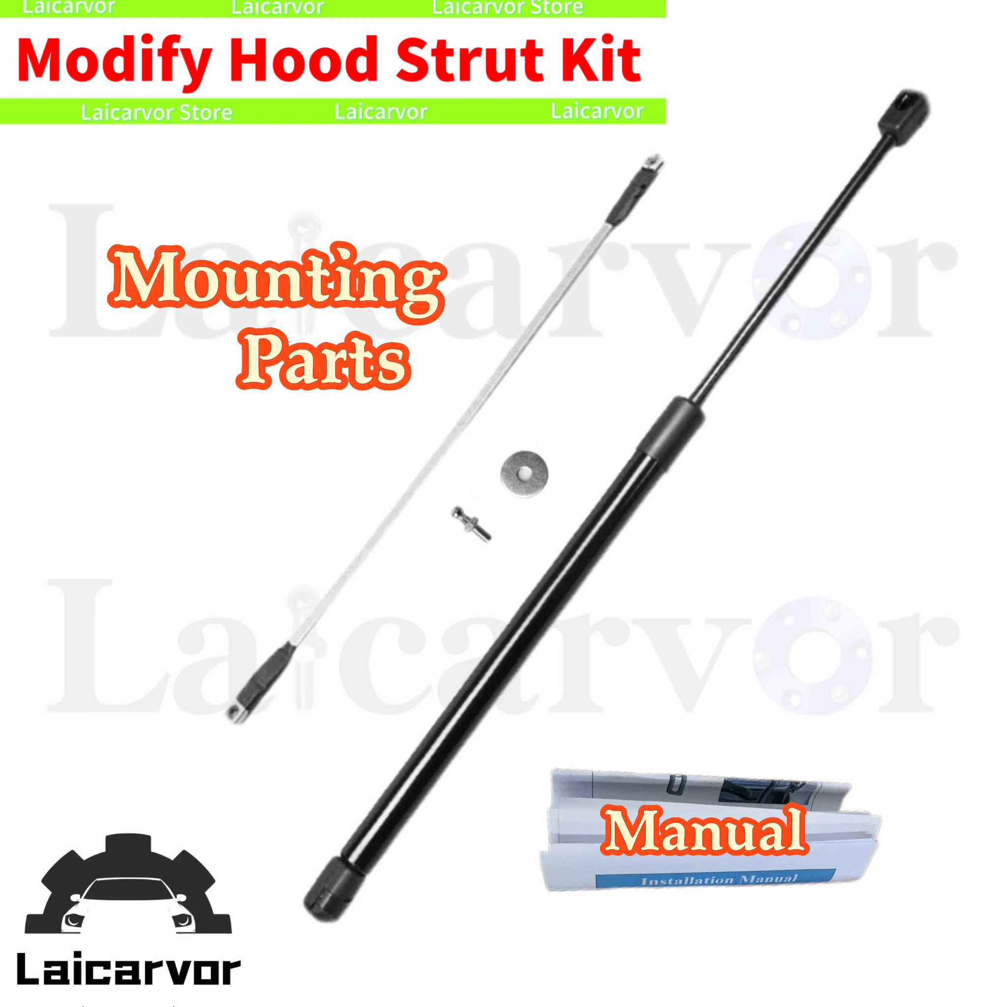 1 قطعة الدعامات الغاز لشركة فولكس فاجن جولف 8 MK8 2020-2025 الجبهة هود بونيه تعديل رفع دعم صدمة المثبط امتصاص الدعامة قضبان #2