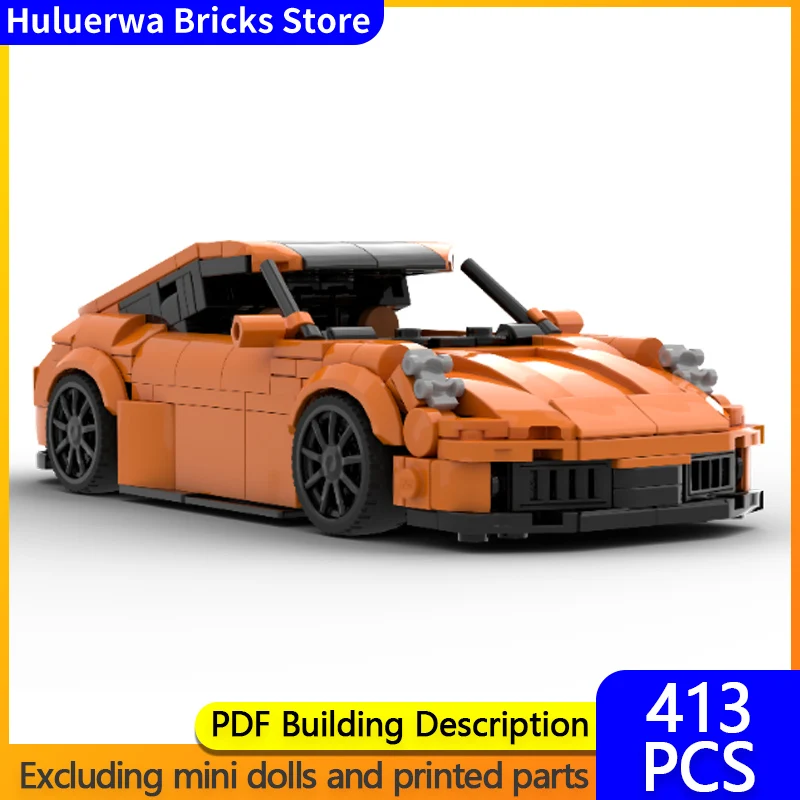

Speed Hypercar Model MOC Building Bricks GTS Top Tier Sports Car Modular Technology Gifts Holiday Assemble Children Toys Suit