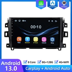 10inch  Android 13 Car Radio for Nissan NAVARA Frontier NP300 2011-2017 2018 Multimedia Player 4G wireless Carplay DSP 2Din GPS