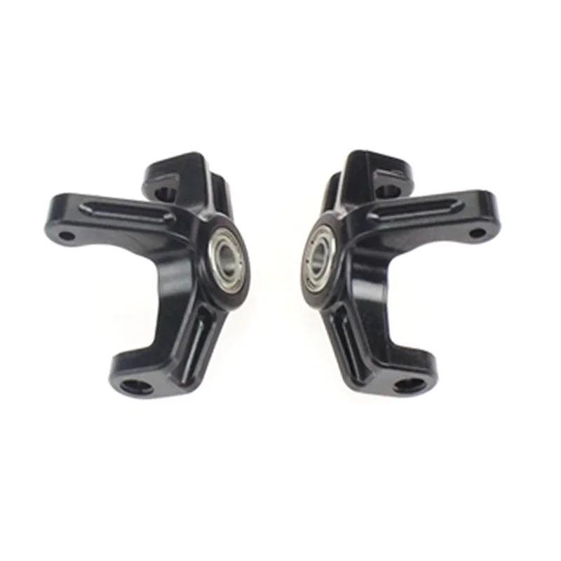 2 ชิ้นด้านหน้าพวงมาลัยพวงมาลัยบล็อกแบริ่งสําหรับ Wltoys 104001 1/10 RC รถด้านหน้าพวงมาลัยเกียร์ Cover - Y44A