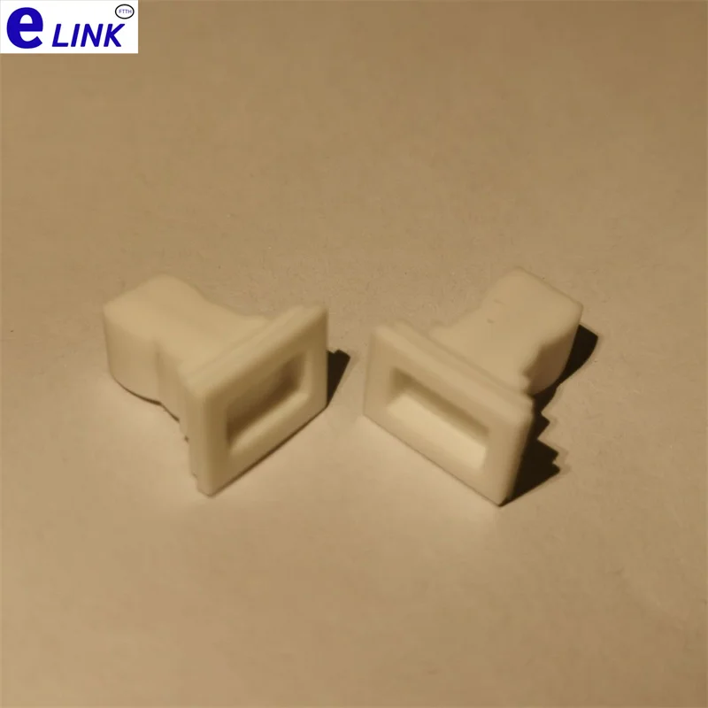 2000 قطعة SC غطاء غبار ل SC محول الألياف البصرية الأسود البسيط دوبلكس SM ملليمتر البلاستيك واقية التوصيل مصنع توريد ELINK