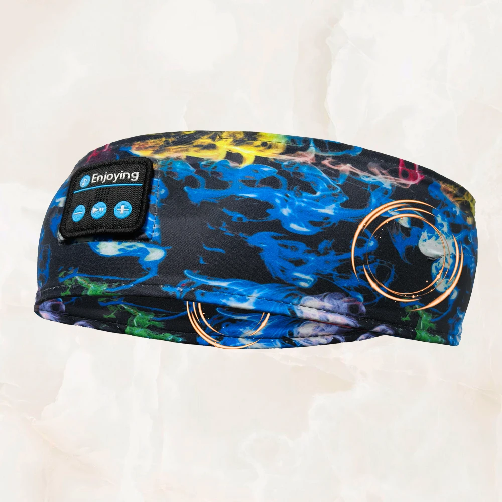 HOMEFISH BT-oortelefoon Sport Slapen Hoofdband Elastische draadloze hoofdtelefoon Muziek Oogmasker Draadloze Bluetooth-headset Hoofdband