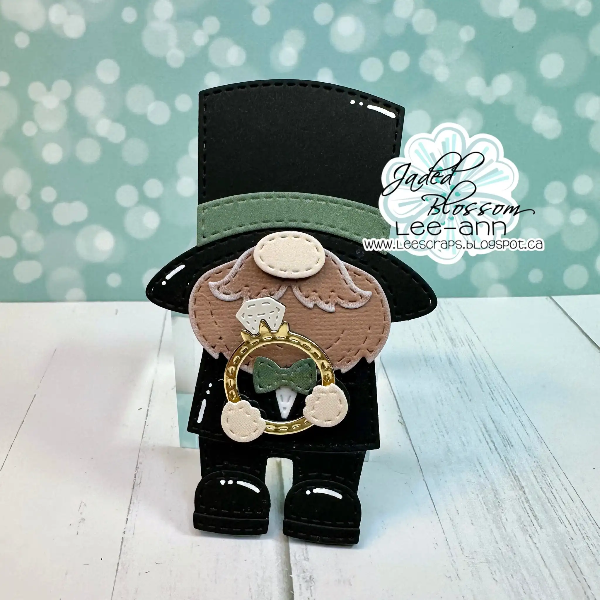 

Gnome Wedding Day Bride Groom Metal Cutting Dies Clear Stamps Layering Stencil for DIY Greeting Card Making Scrapbooking Craft