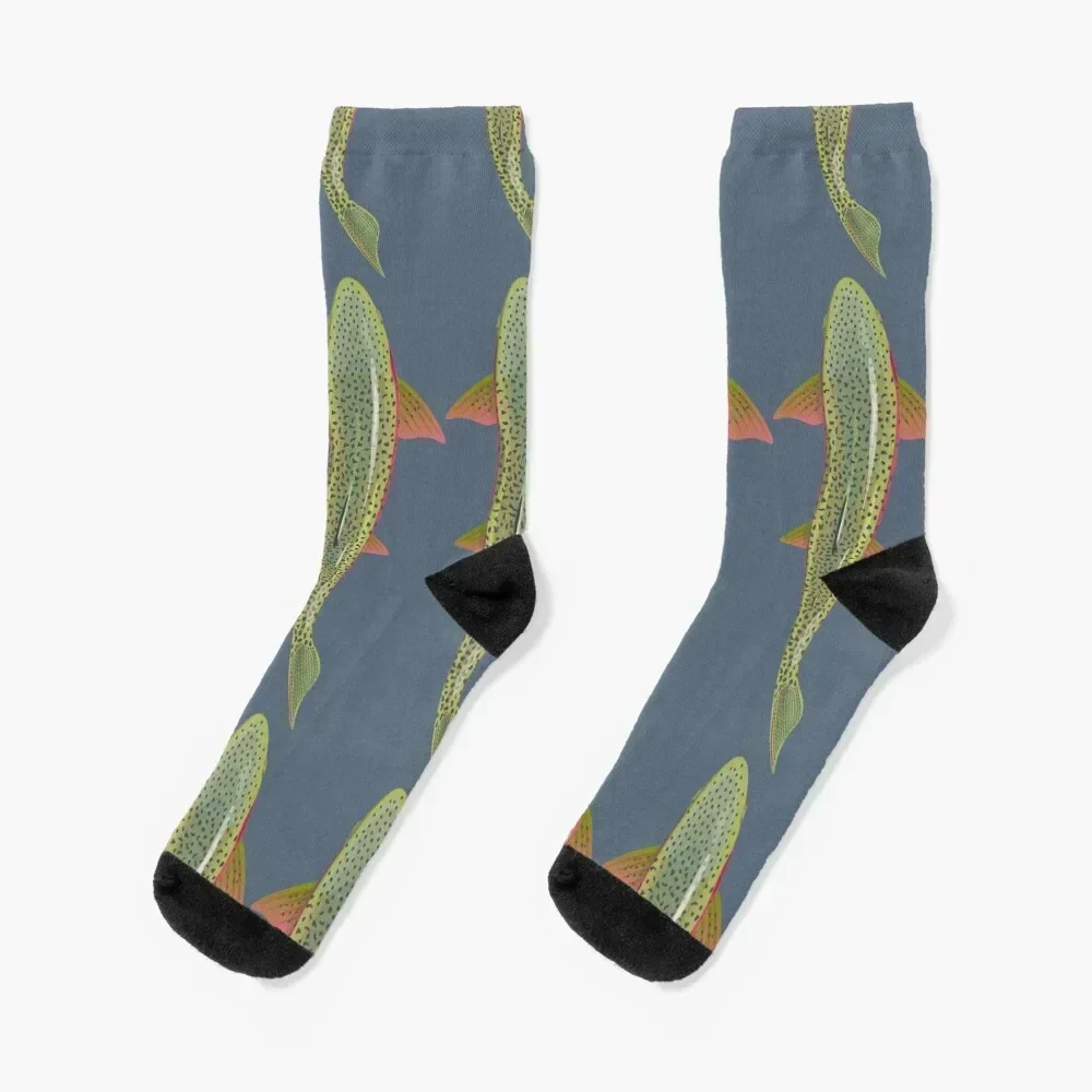 

Trout From Above Socks hockey custom sports tennis Women Socks Men's