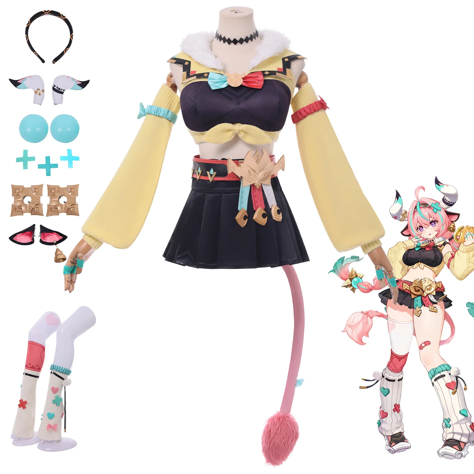 

Genshin Impact Cos Serve Genshin Impact New Role Valessa Cosplay Two-dimensional Anime Cosplay Costume