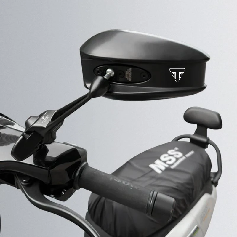 A pair Motorcycle Rearview Mirror Convex Lightweight Durability For Triumph Trident 660 Tiger 800 900 Tiger800 Tiger900 NEW