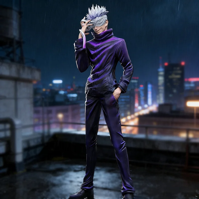 

Anime Jujutsu Kaisen Noc Sorcerer Figures Gojo Satoru Action Figure Desktop Model GK Ornaments PVC Collectible Gift Toys
