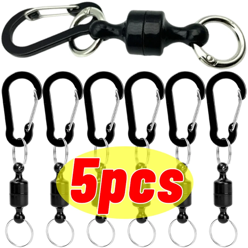 마그네틱 퀵 릴리스 낚시 버클 등산 캠핑 야외 장비 액세서리에 대한 안티 손실 안전 로프 금속 후크