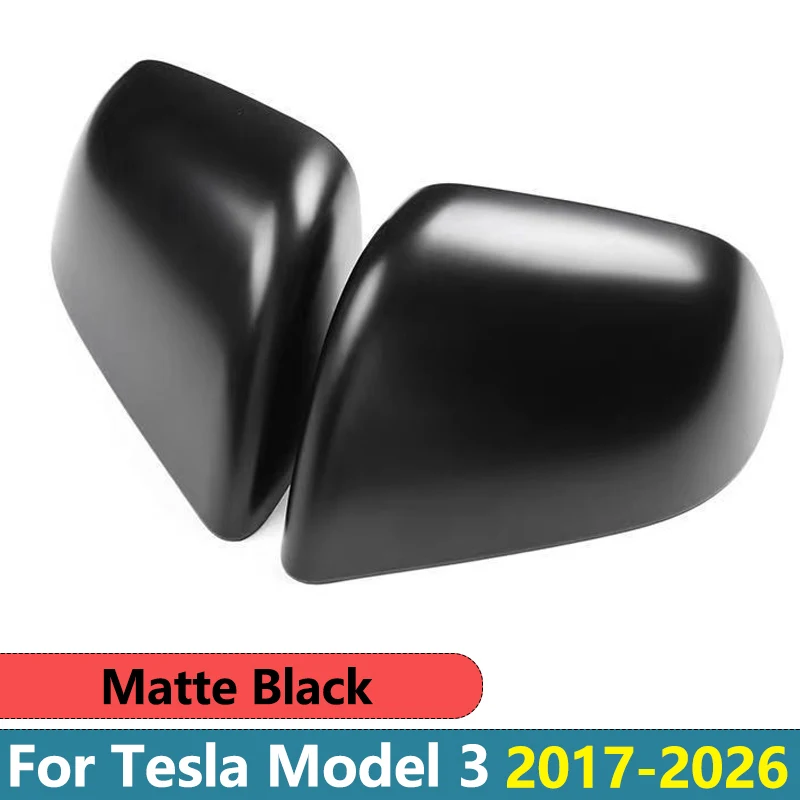 Auto-Rückspiegelabdeckung für Tesla Model Y Juniper 25-26 Model 3/Y ABS Carbonfaser Dekorative Schale Auto-Rückspiegelabdeckung Teile – Detail 10